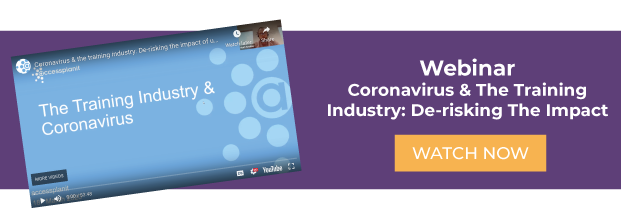 corona virus and the training industry webinar