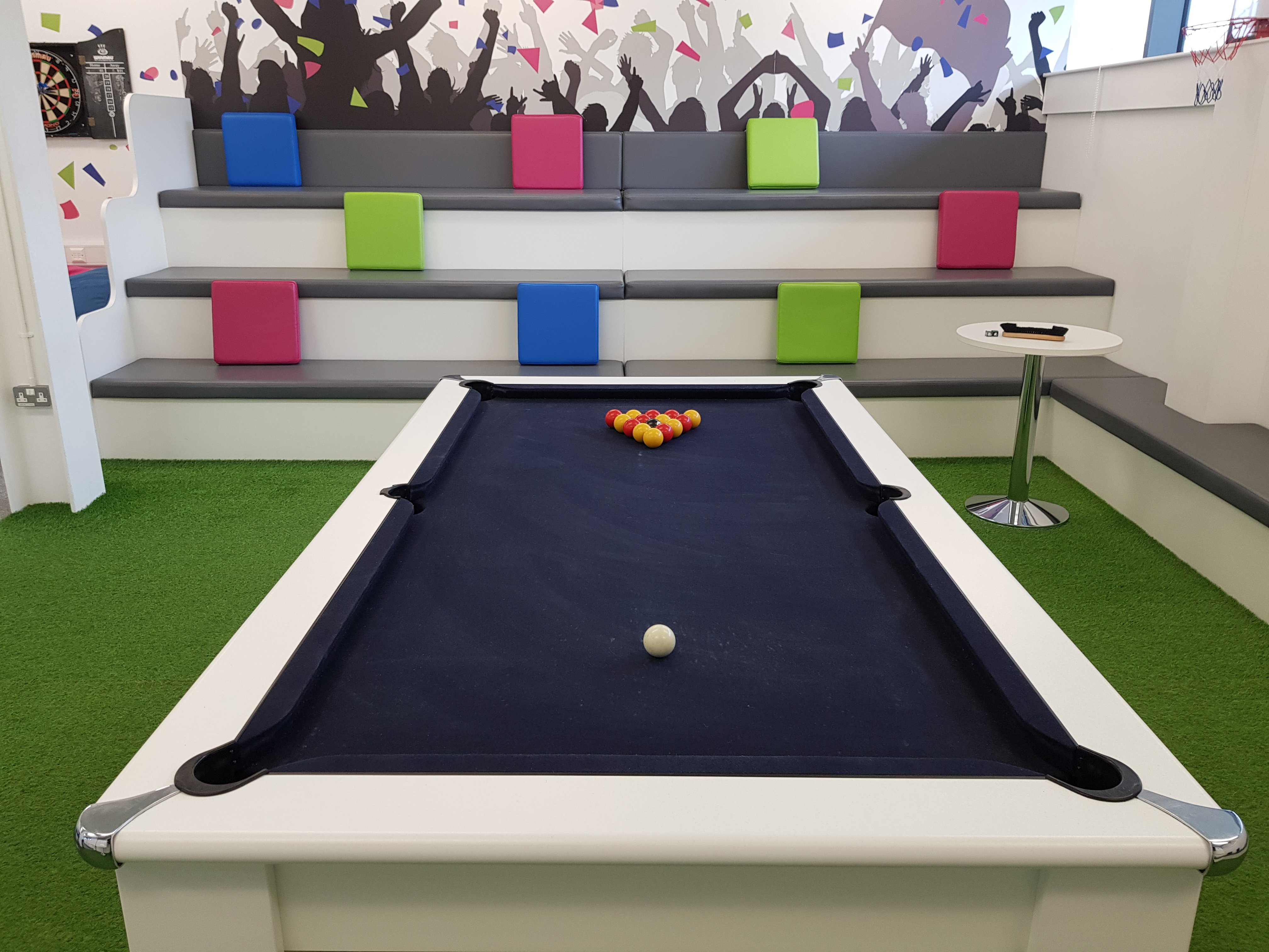 pool table at software company