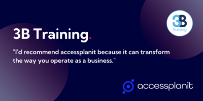 quote from 3b training about accessplanit 