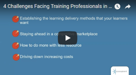 4 challenges facing training providers webinar cover image