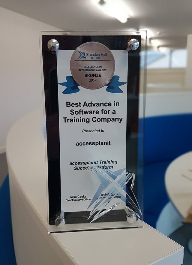 Brandon Hall Award for Best Advance in Software For a Training Company