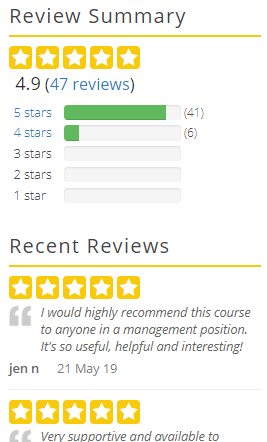 CourseCheck Reviews exampl