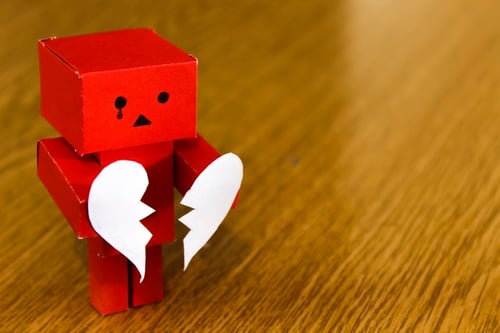 Broken hearted toy