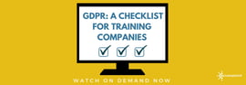 GDPR webinar - watch on demand