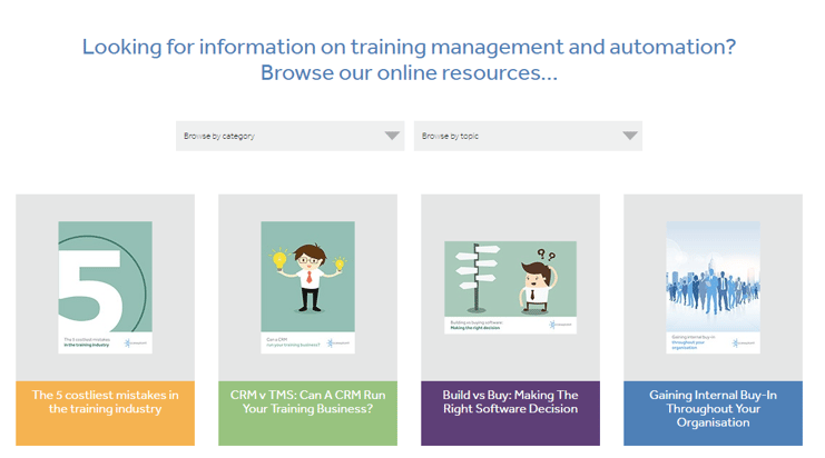 Online resource centre - topics include buying software and eLearning