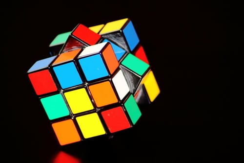 Solving rubics cube puzzle