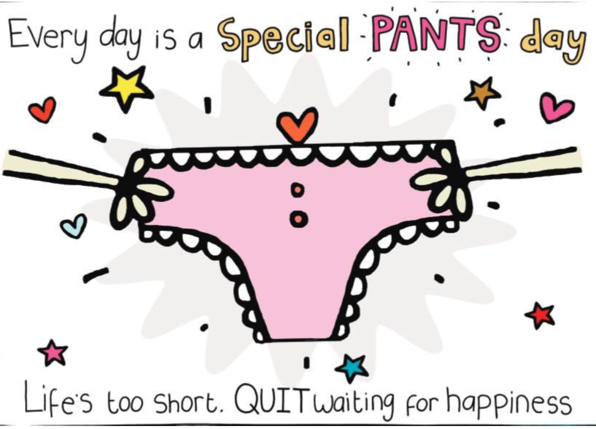 Every day is a special pants day