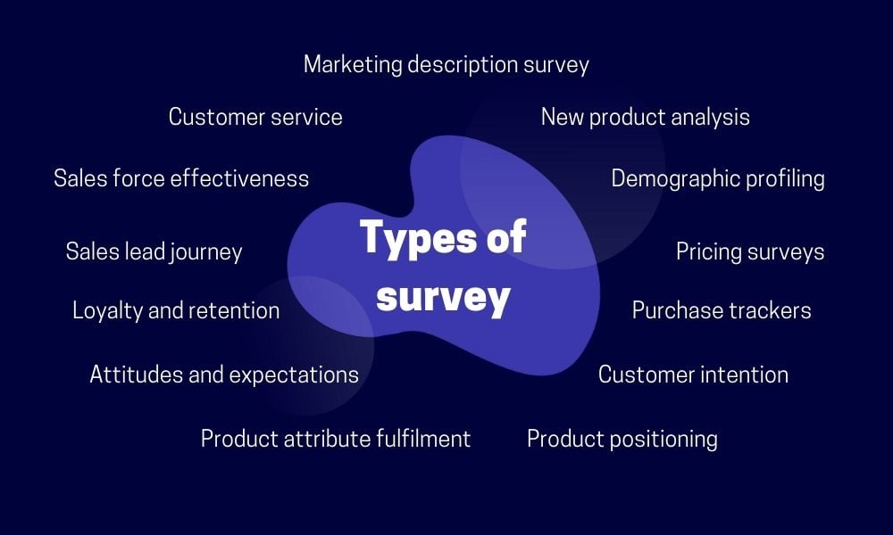 the many different types of survey