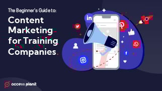 Content marketing for training companies cover image