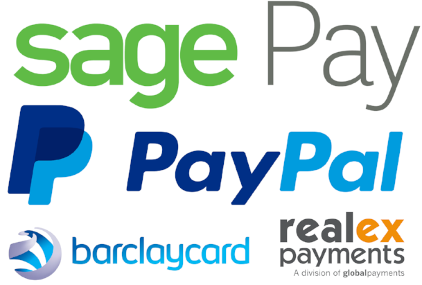 Supported online course booking payment methods on the training management software