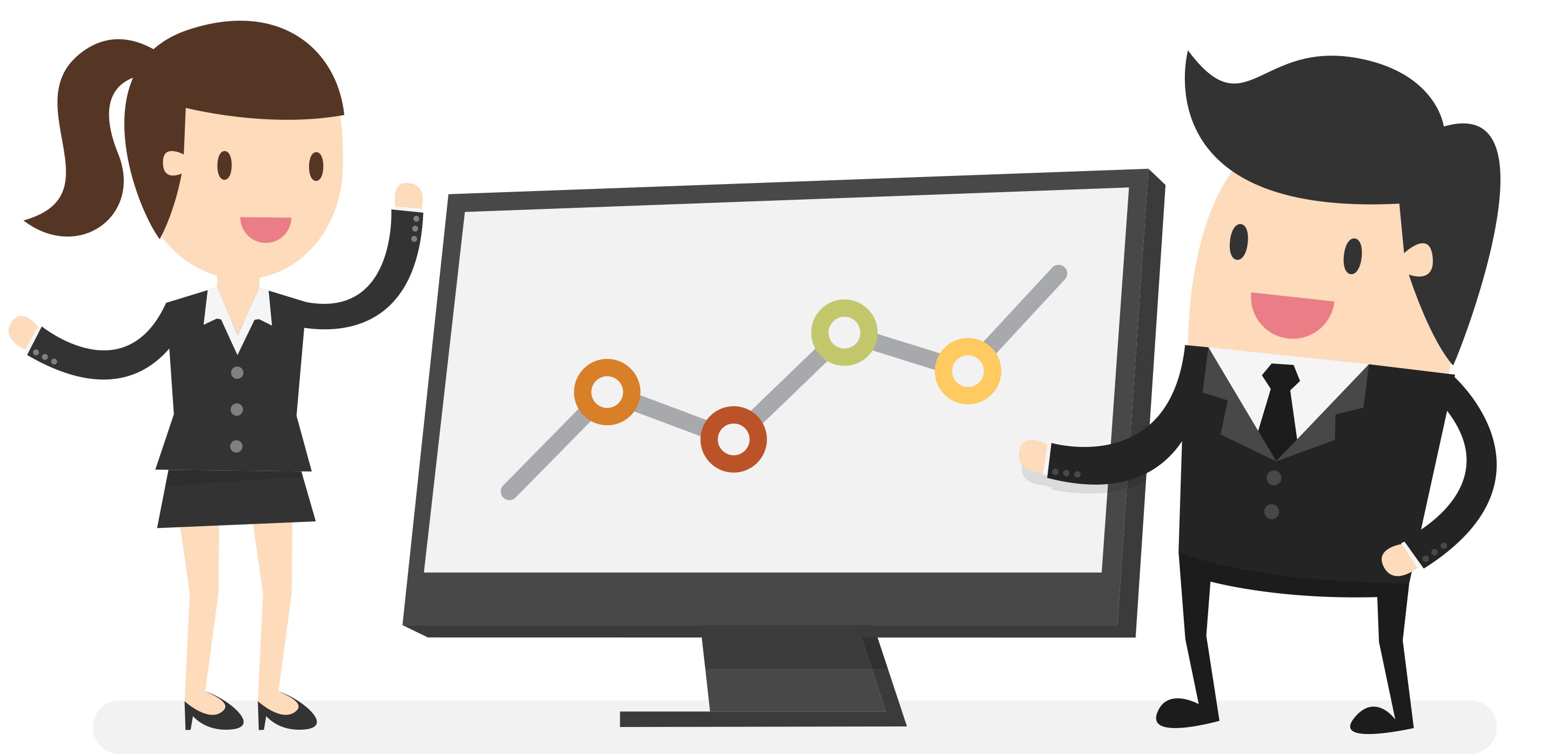 Training company staff managing system data
