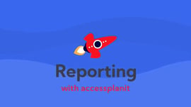 reporting with accessplanit cover graphic