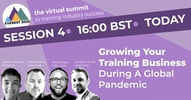growing your training business during a global pandemic webinar cover image