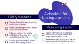 checklist for training providers cover image
