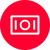 icon online payment circle torch red