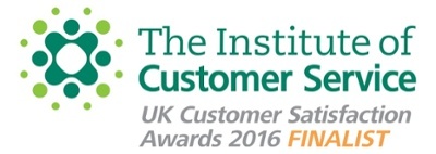 Institute of Customer Service Customer Satisfaction Awards Finalist Logo Institute of Customer Service Customer Satisfaction Awards Finalist Logo