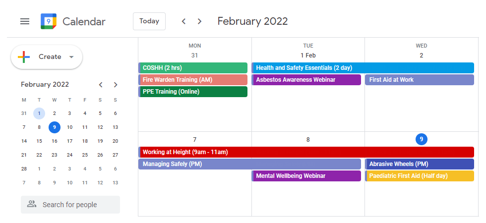 google calendar accessplanit integration